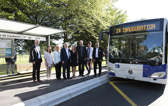 Livraison de votre nouvelle ligne 24: la ligne qui court le long du lac