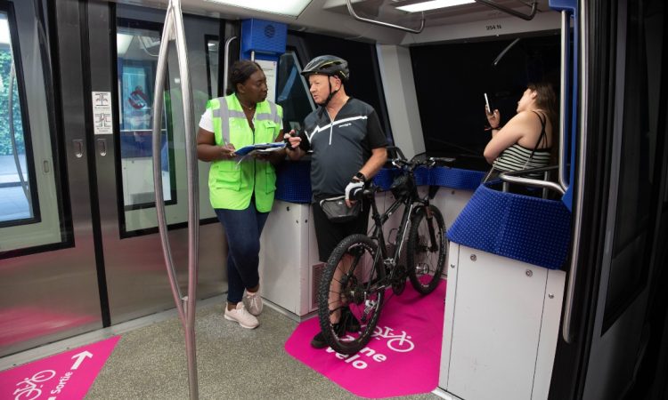 Tests clientèle: à vélo dans le m2