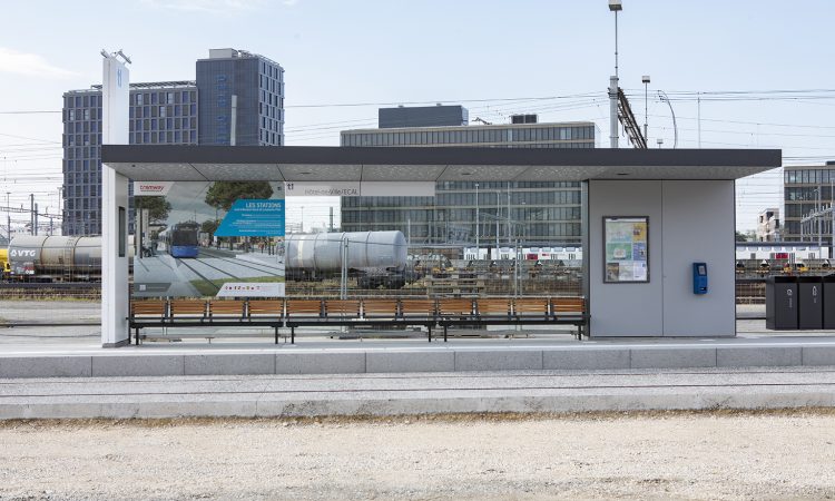 Une station en test sur la future ligne du tramway entre Lausanne et Renens